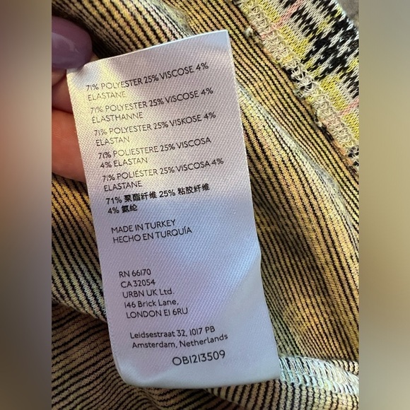 Free People Honey Pleated Skirt In Retro Sunshine Combo - Picture 15 of 16